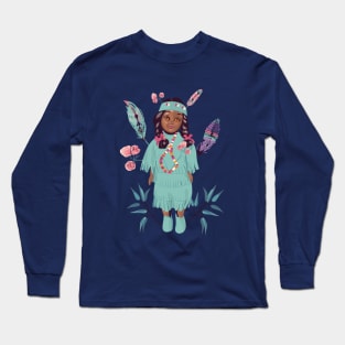 Native American Indian doll Long Sleeve T-Shirt